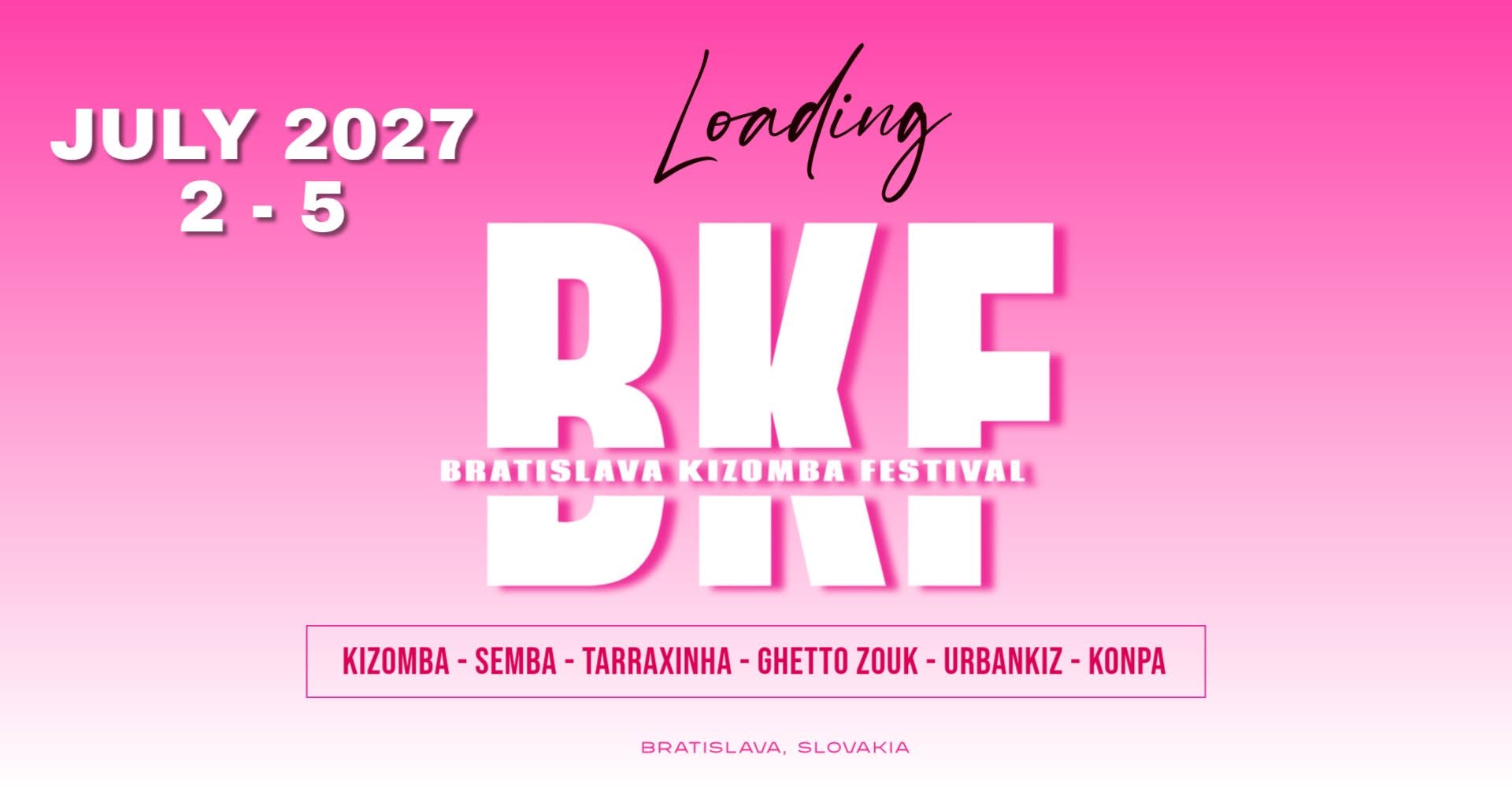 Bratislava Kizomba Festival- 2. edition