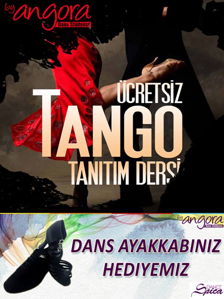 Ücretsiz TANGO Tanıtım Dersi. DANS AYAKKABISI Hediyemiz