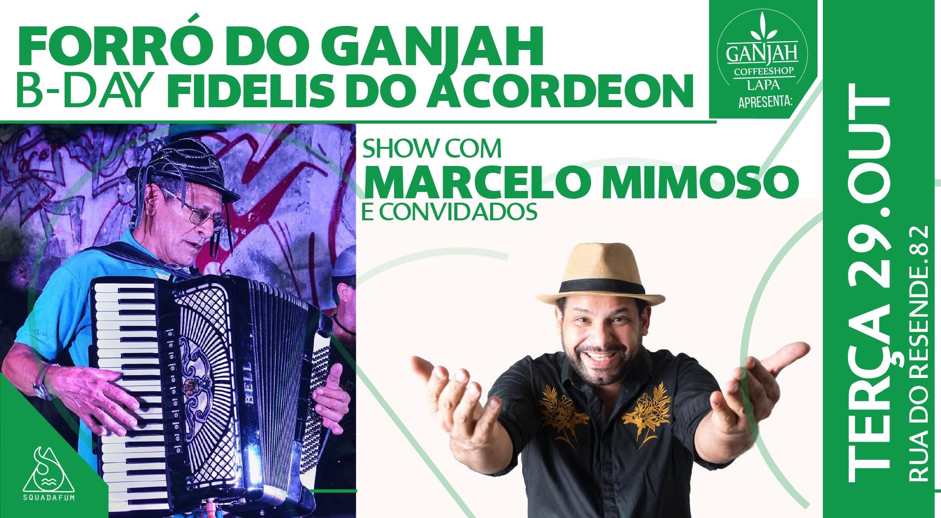 Forró do Ganjah apresenta Fidelis do Acordeon + DJ Juan Motta