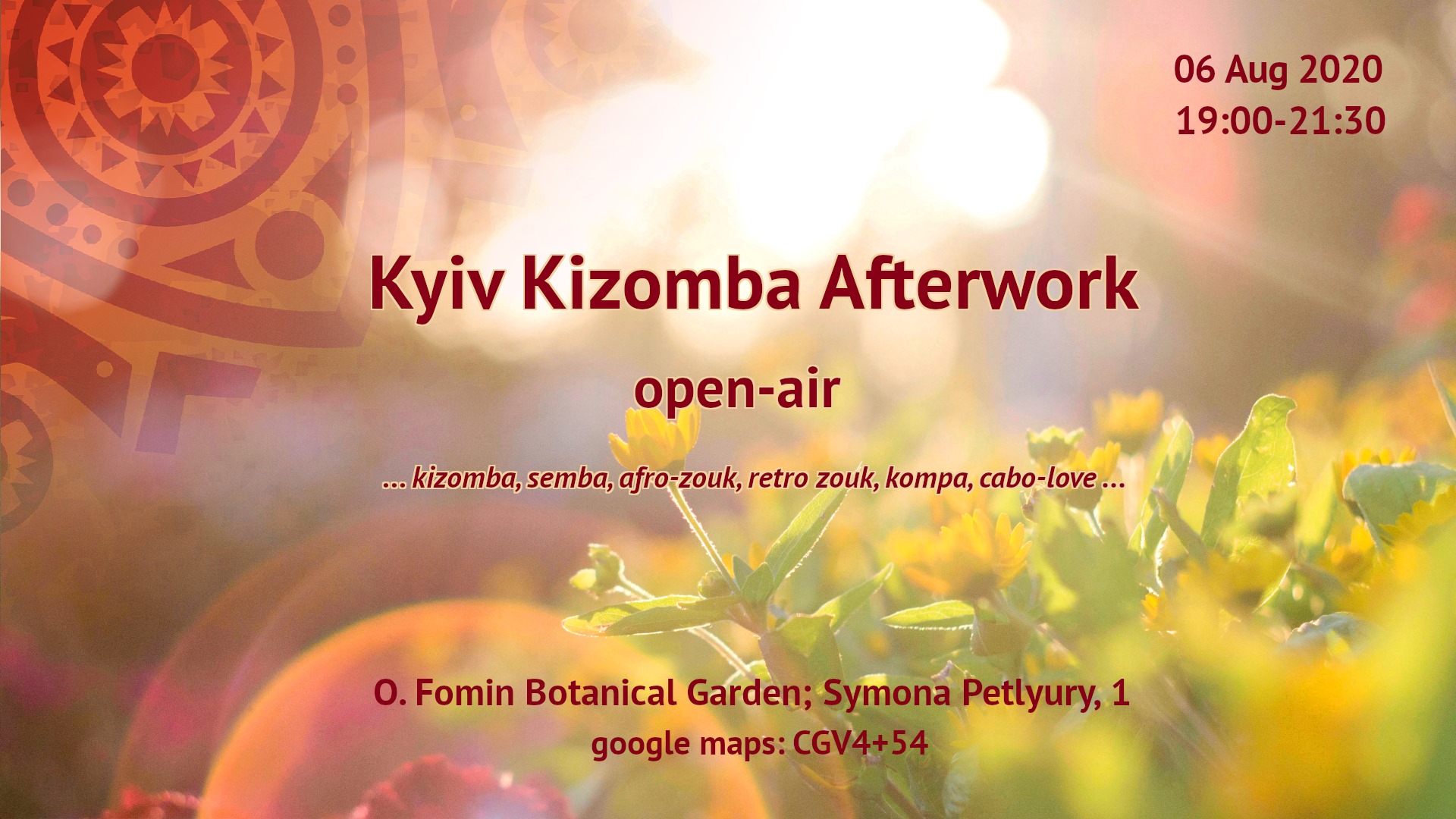 Kyiv Kizomba Afterwork (open-air)
