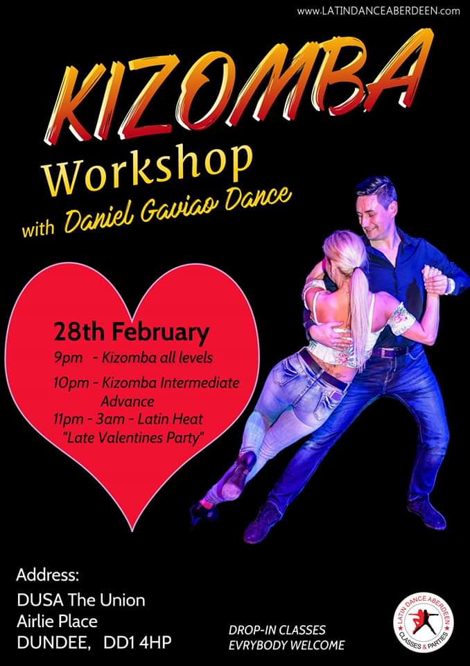 Kizomba Workshop with Daniel in Dundee.