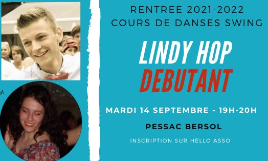 Cours de danse swing : LINDY HOP DEBUTANT - Pessac