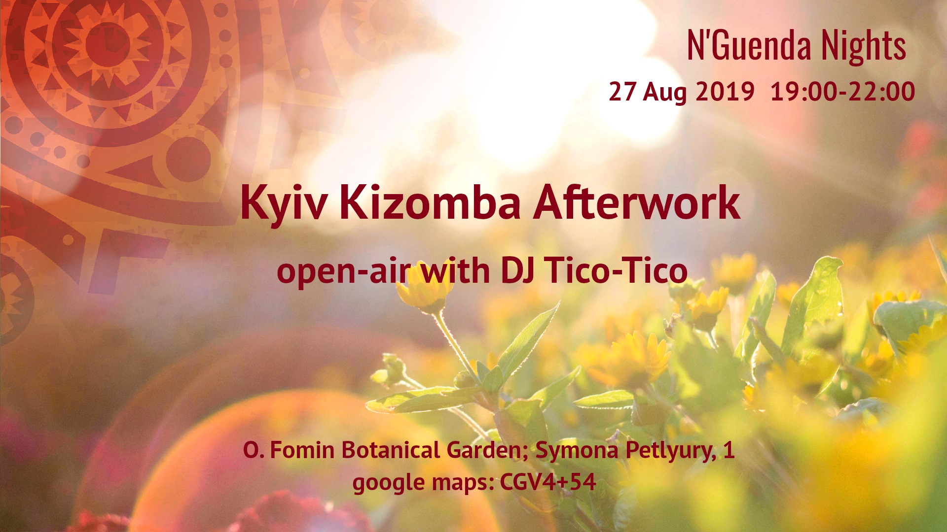 Kyiv Kizomba Afterwork (open-air)