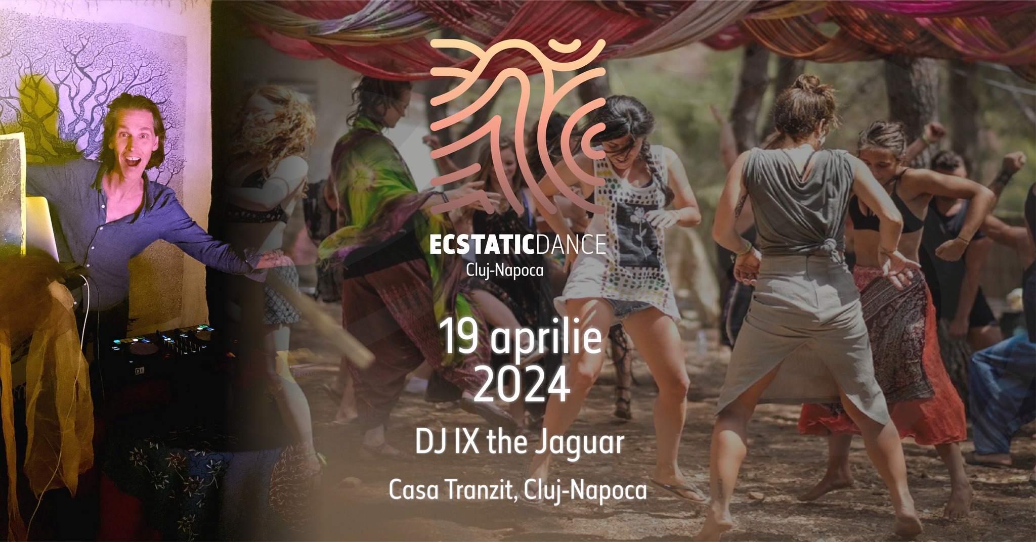 Ecstatic Dance Cluj-Napoca: April Bloom DJ IX the Jaguar