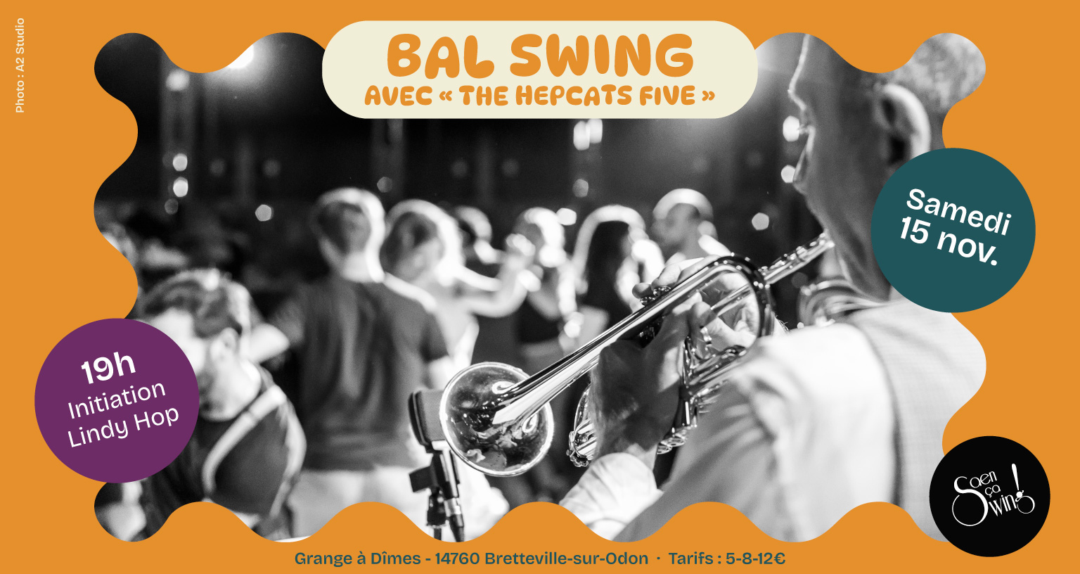 Bal Swing avec The Hepcats Five + Initiation au Lindy Hop