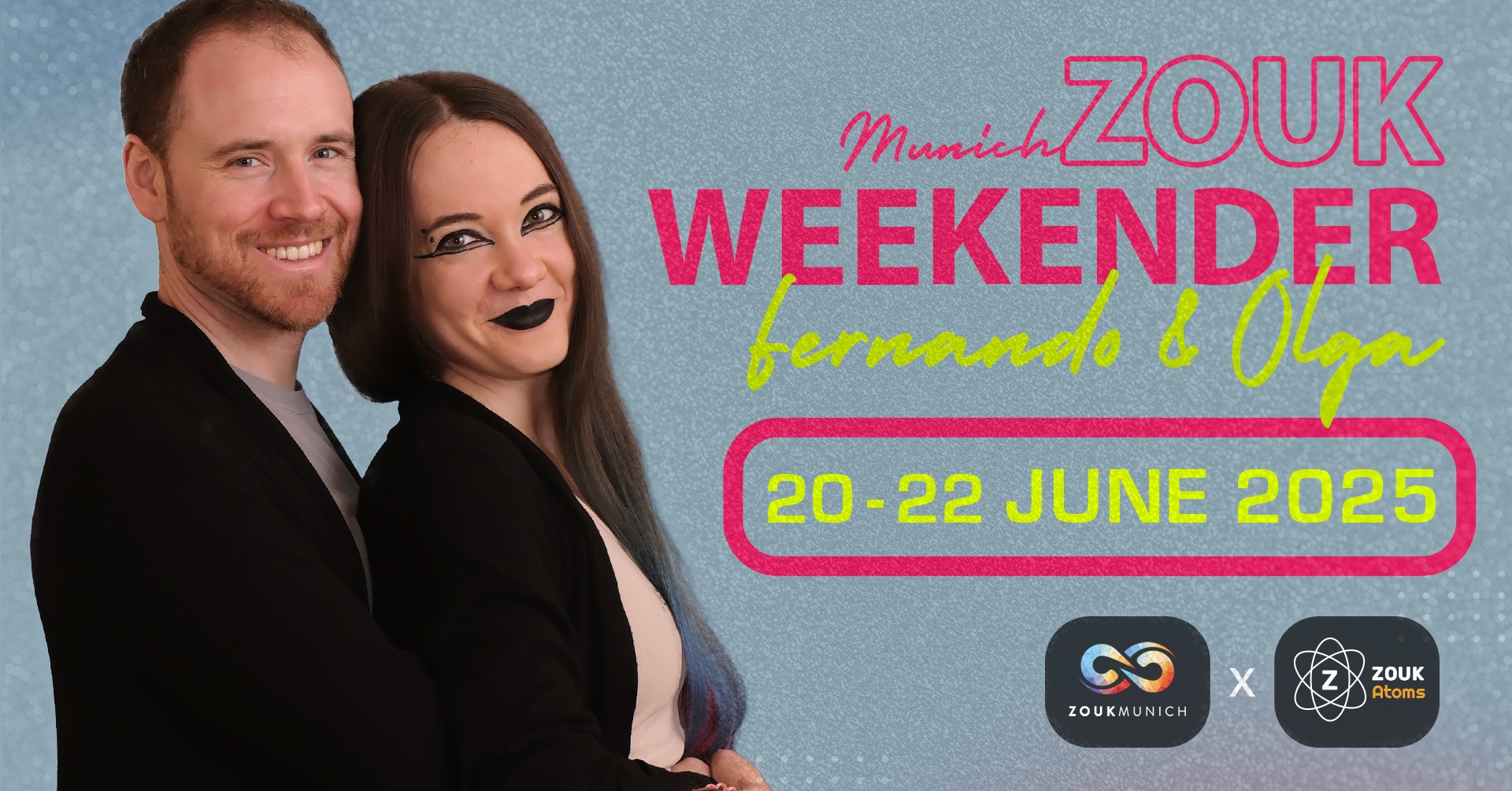 Zouk Weekender with Fernando & Olga 20-22 Jun 2025 Munich