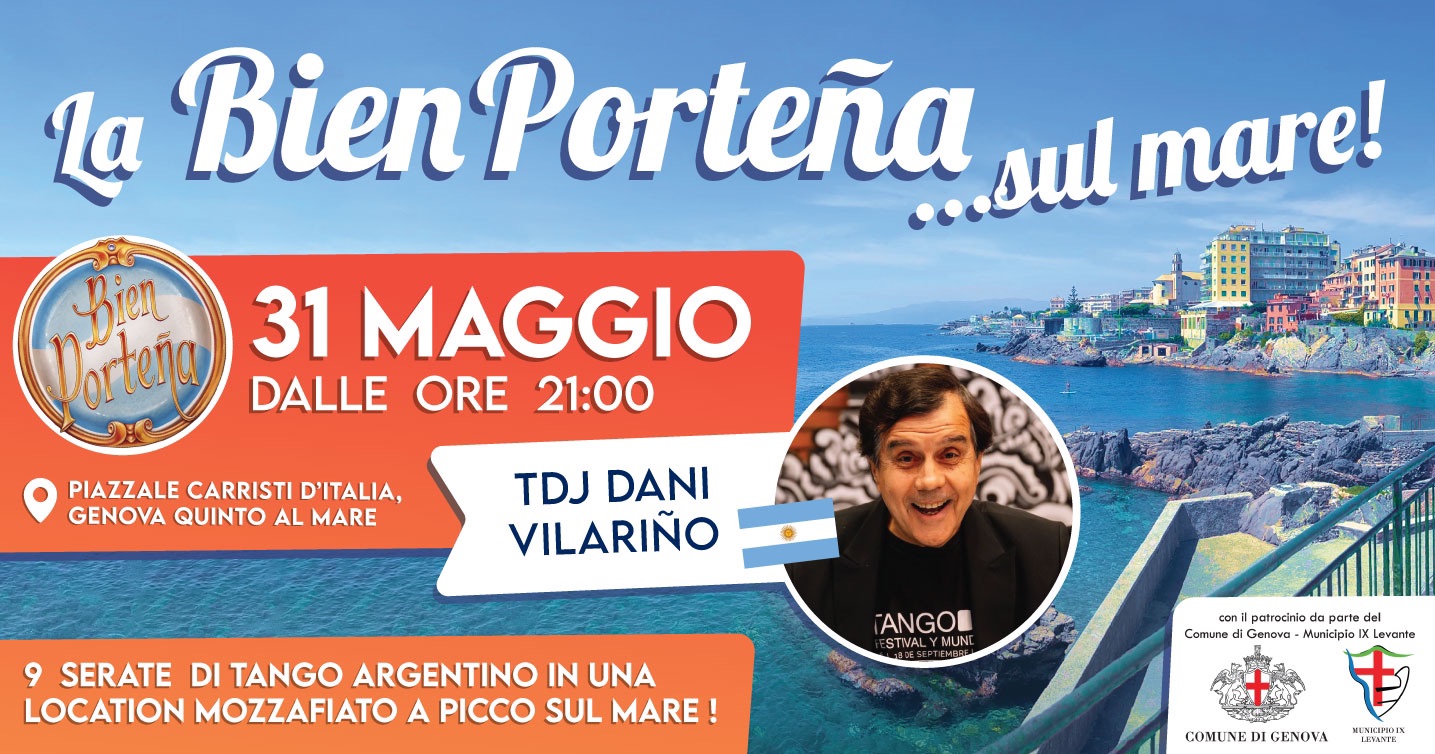 Milonga Bien Porteña sul mare a Génova ‼️🤩