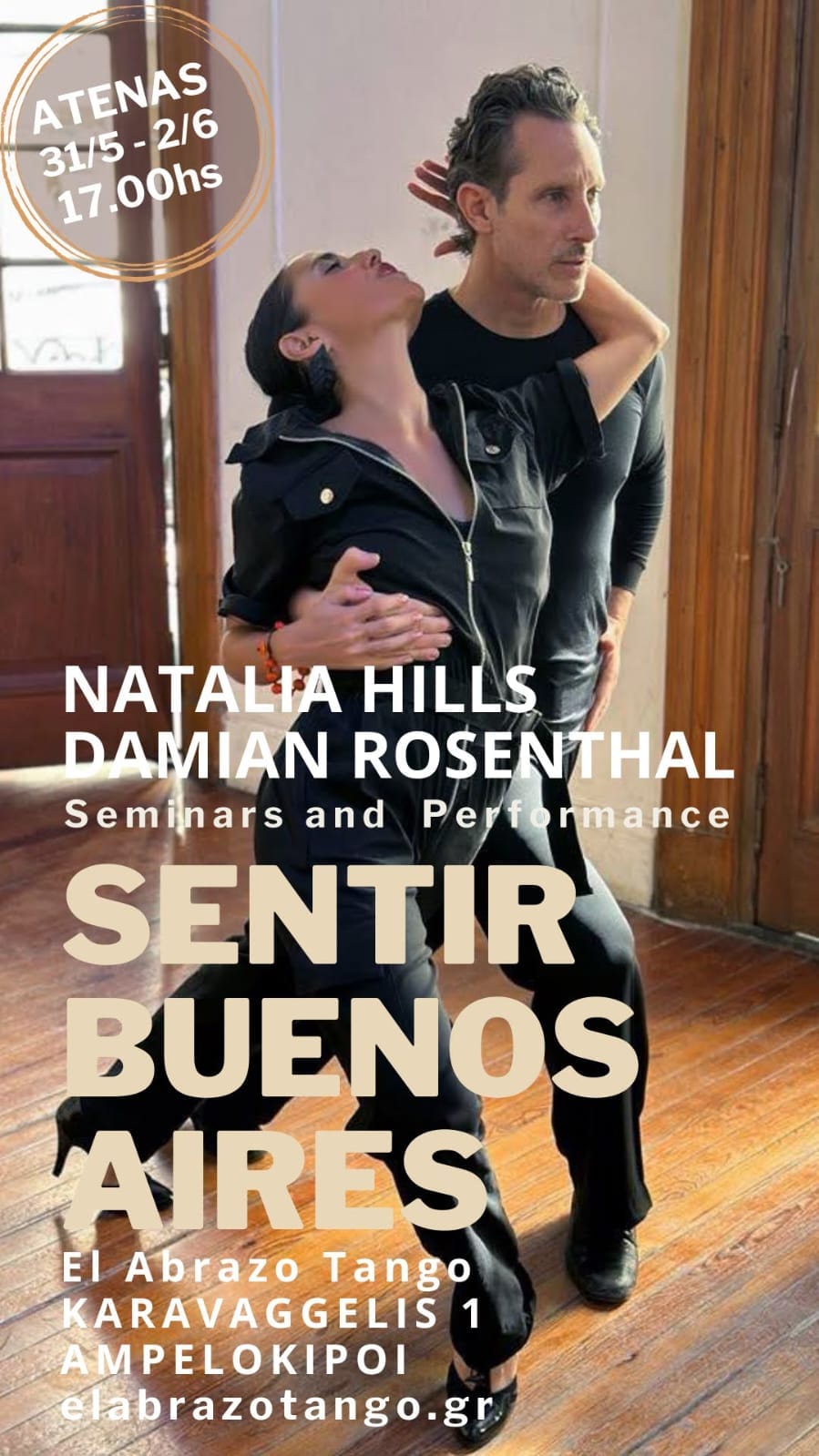 Milonga El Abrazó Show Natalia Hills & Damián Rosenthal!!!