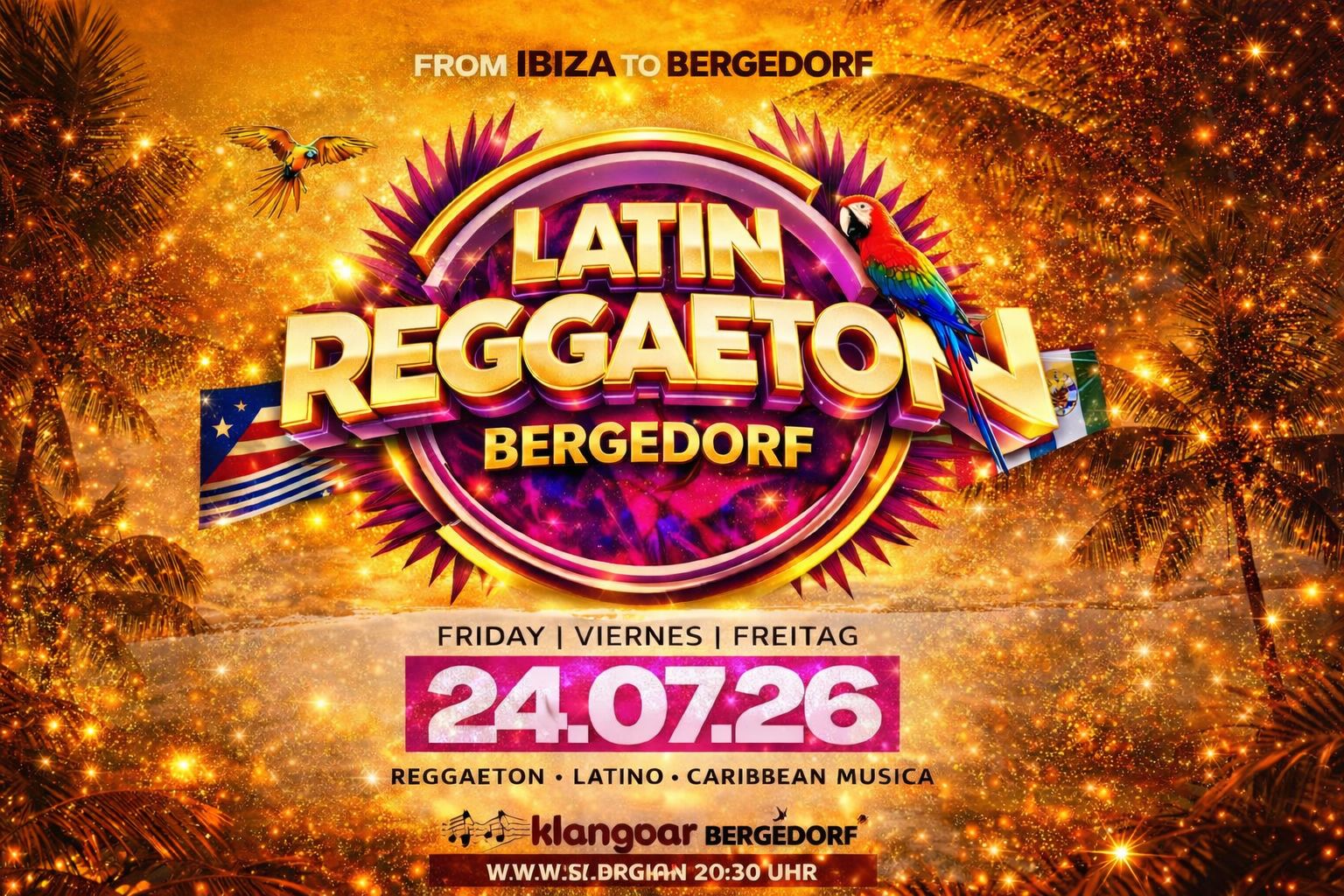 🔥💃🏽🕺🏽 𝐋𝐀𝐓𝐈𝐍 & 𝐑𝐄𝐆𝐆𝐀𝐄𝐓𝐎𝐍 𝐏𝐀𝐑𝐓𝐘 💃🏽🕺🏽🔥 🎶✨ in der Klangbar ✨🎶