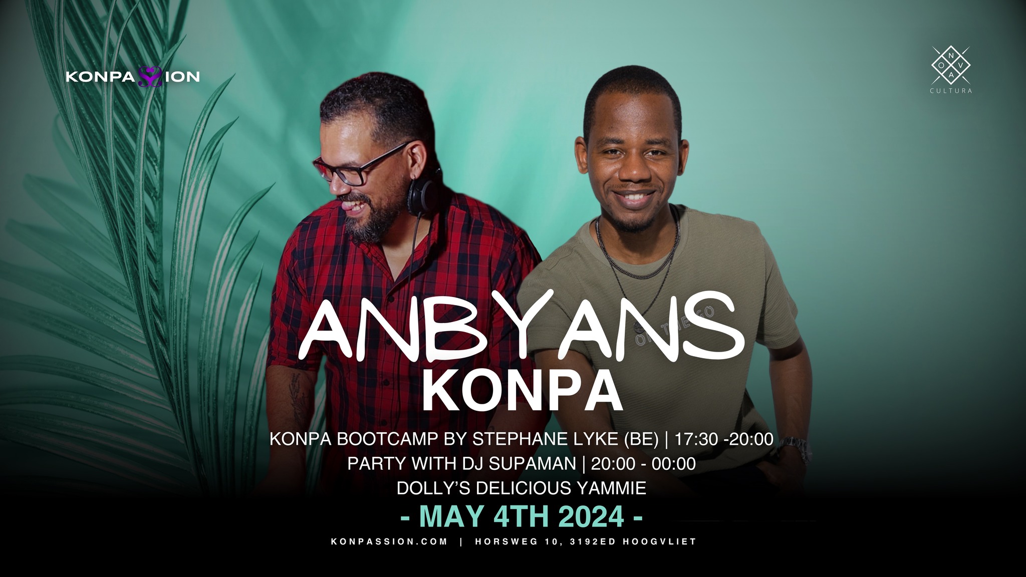 Anbyans Konpa May edition - Konpa workshop & party