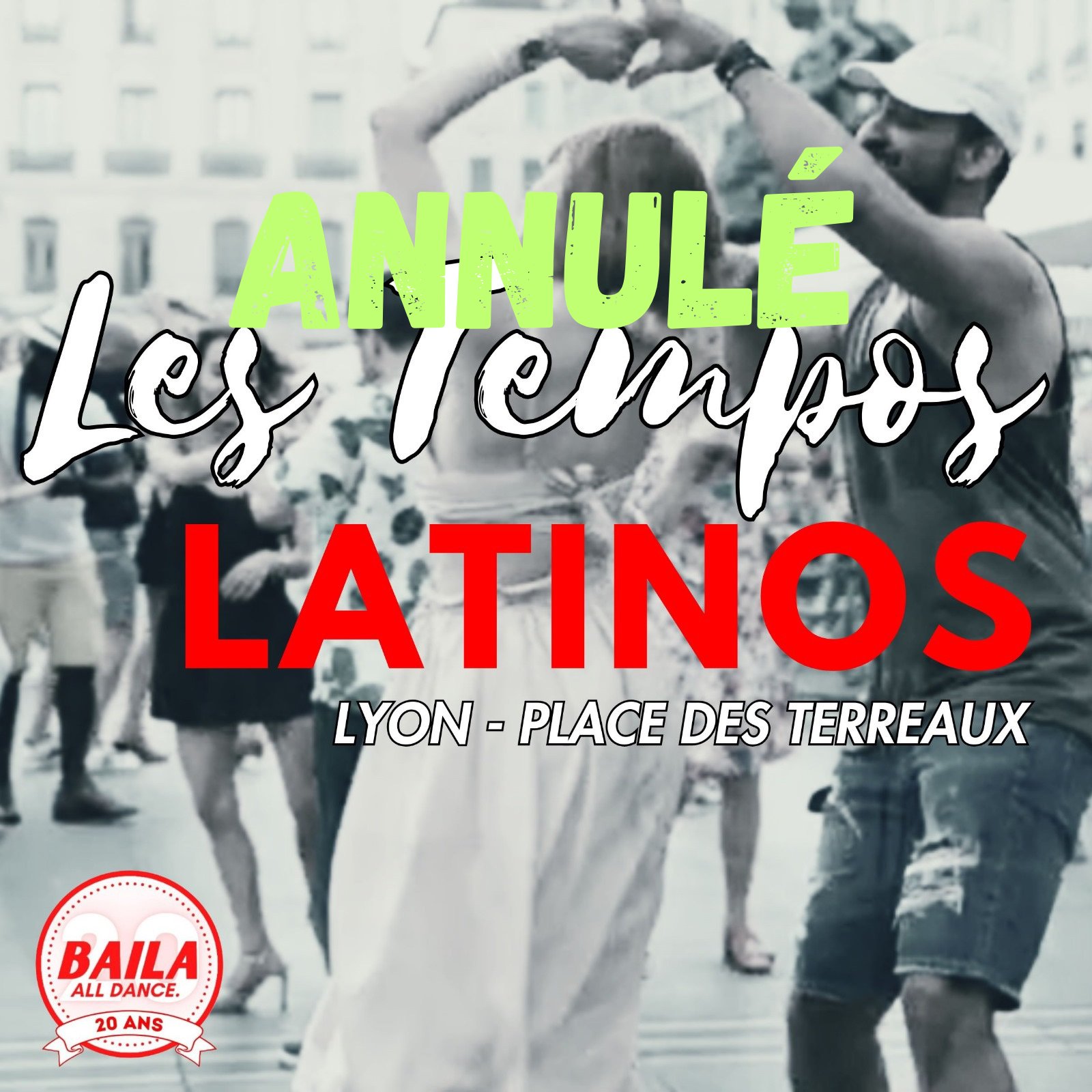 Les Tempos Latinos - De la Place des Terreaux - Annulé pour aujourd'hui