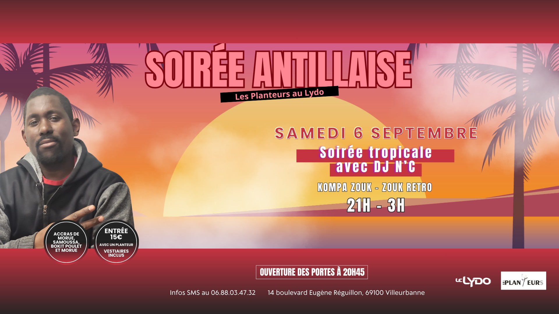 Soirée Antillaise au Lydo