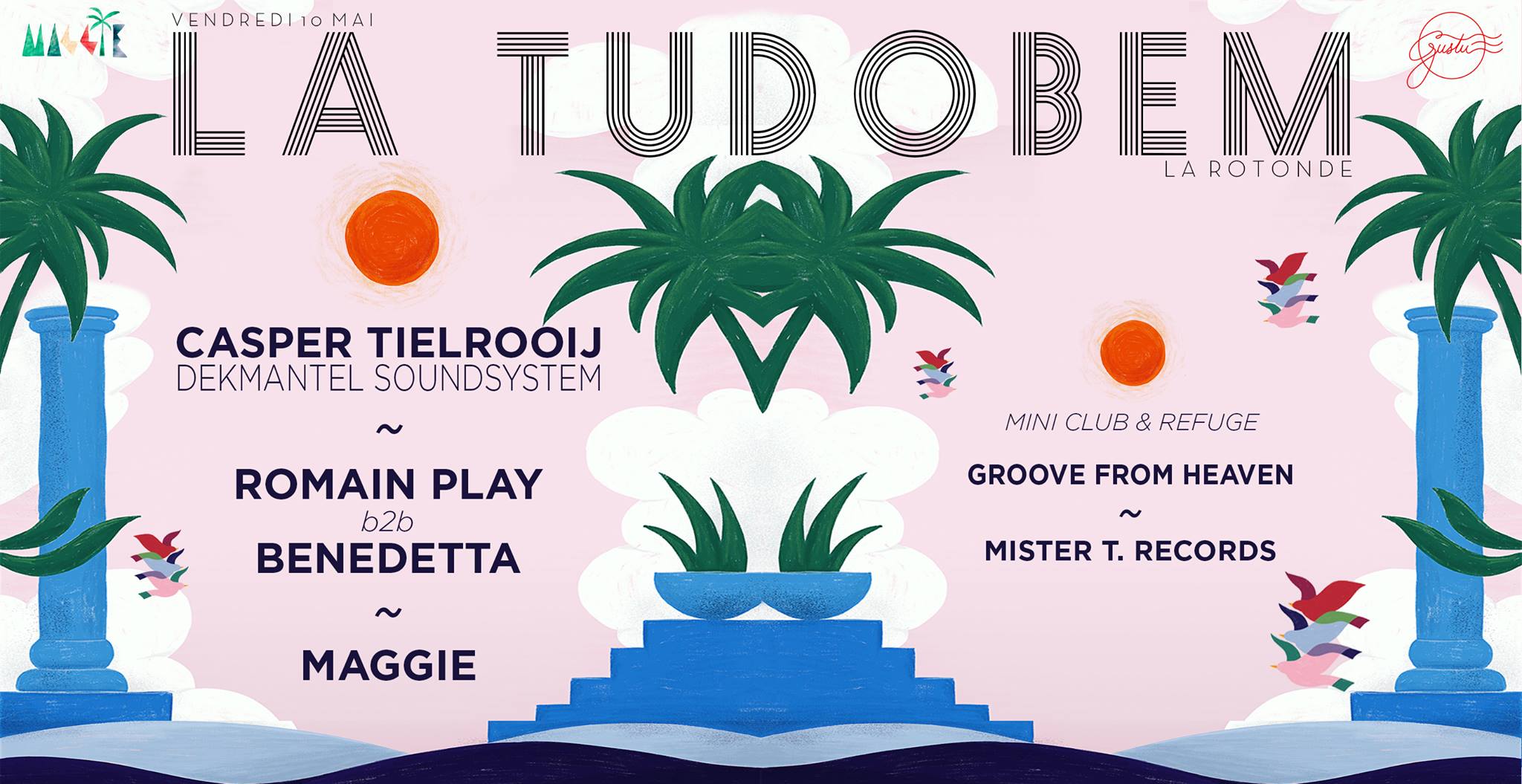 La Tudobem w Casper Tielrooij (Dekmantel), Romain Play Benedetta