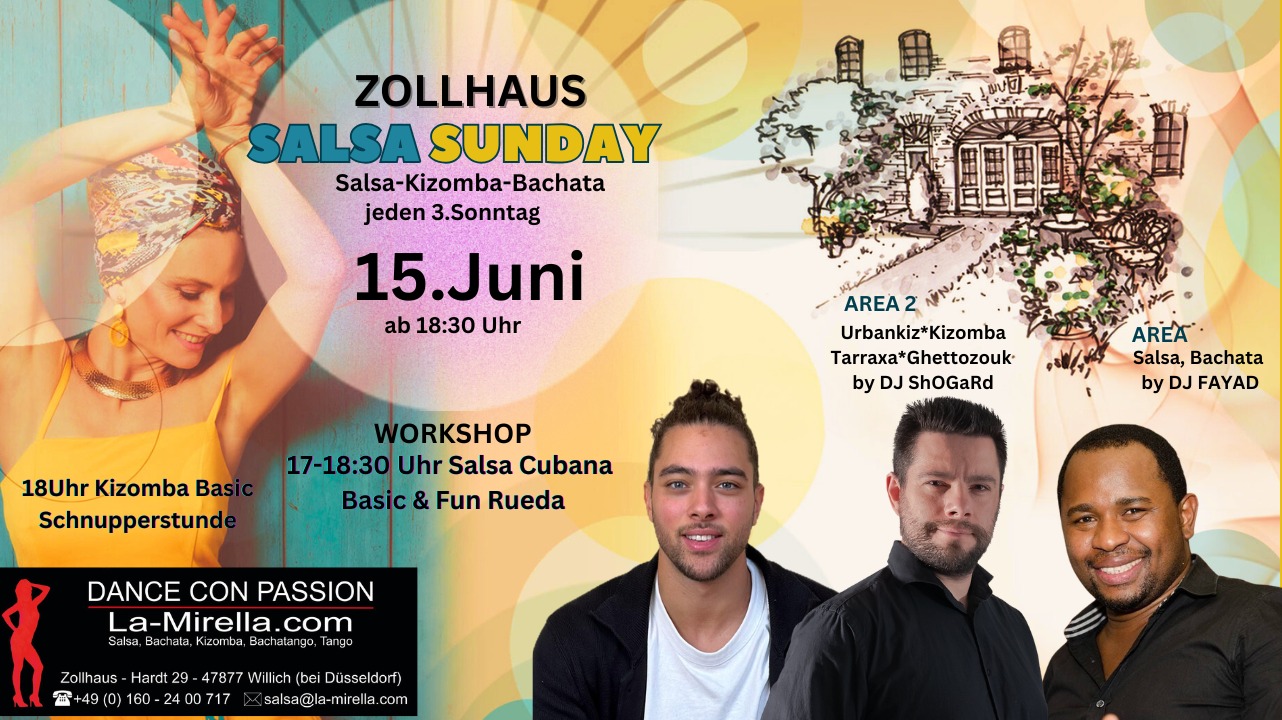 Salsa Sunday im Zollhaus mit Open Air Vibes