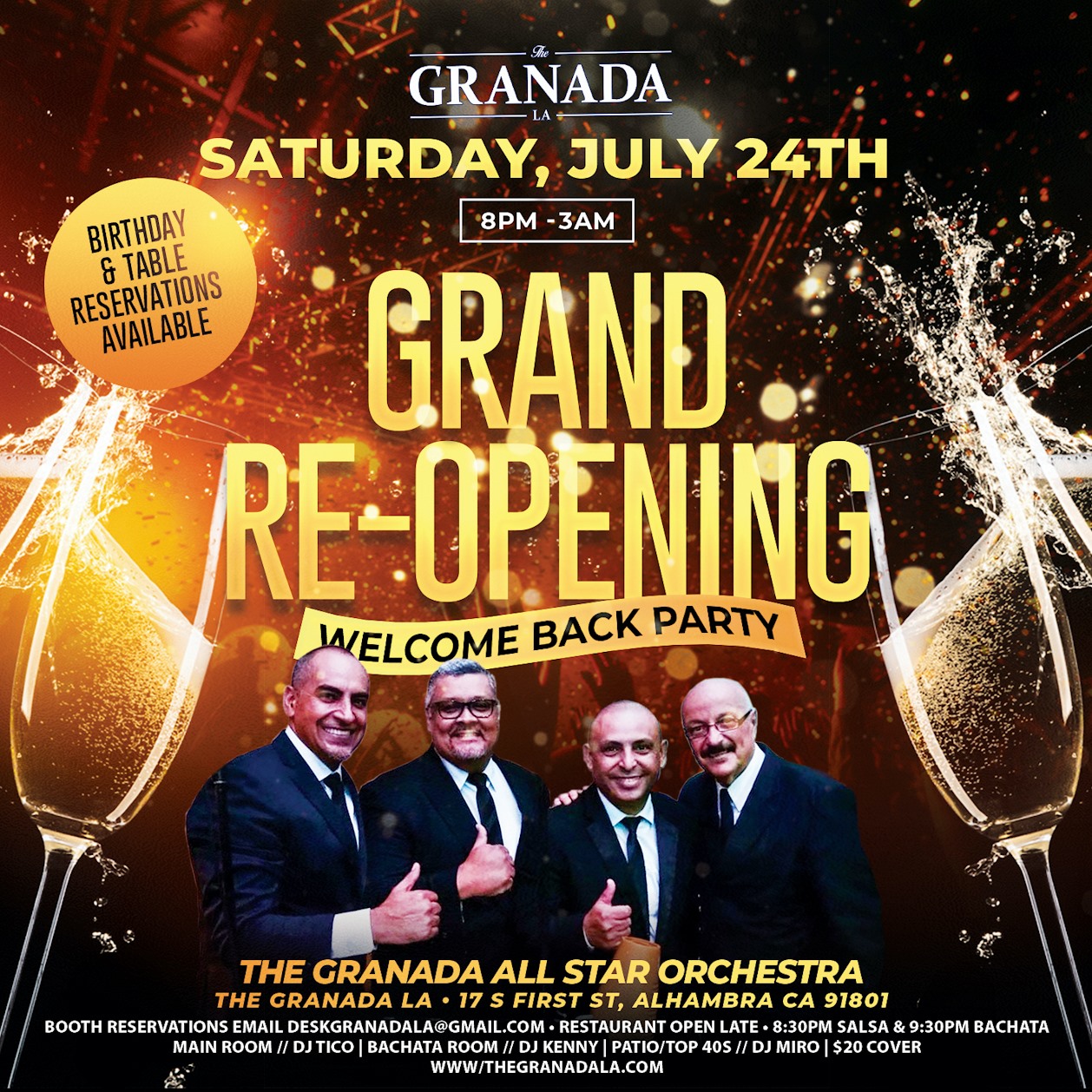 Grand Reopening of Granada