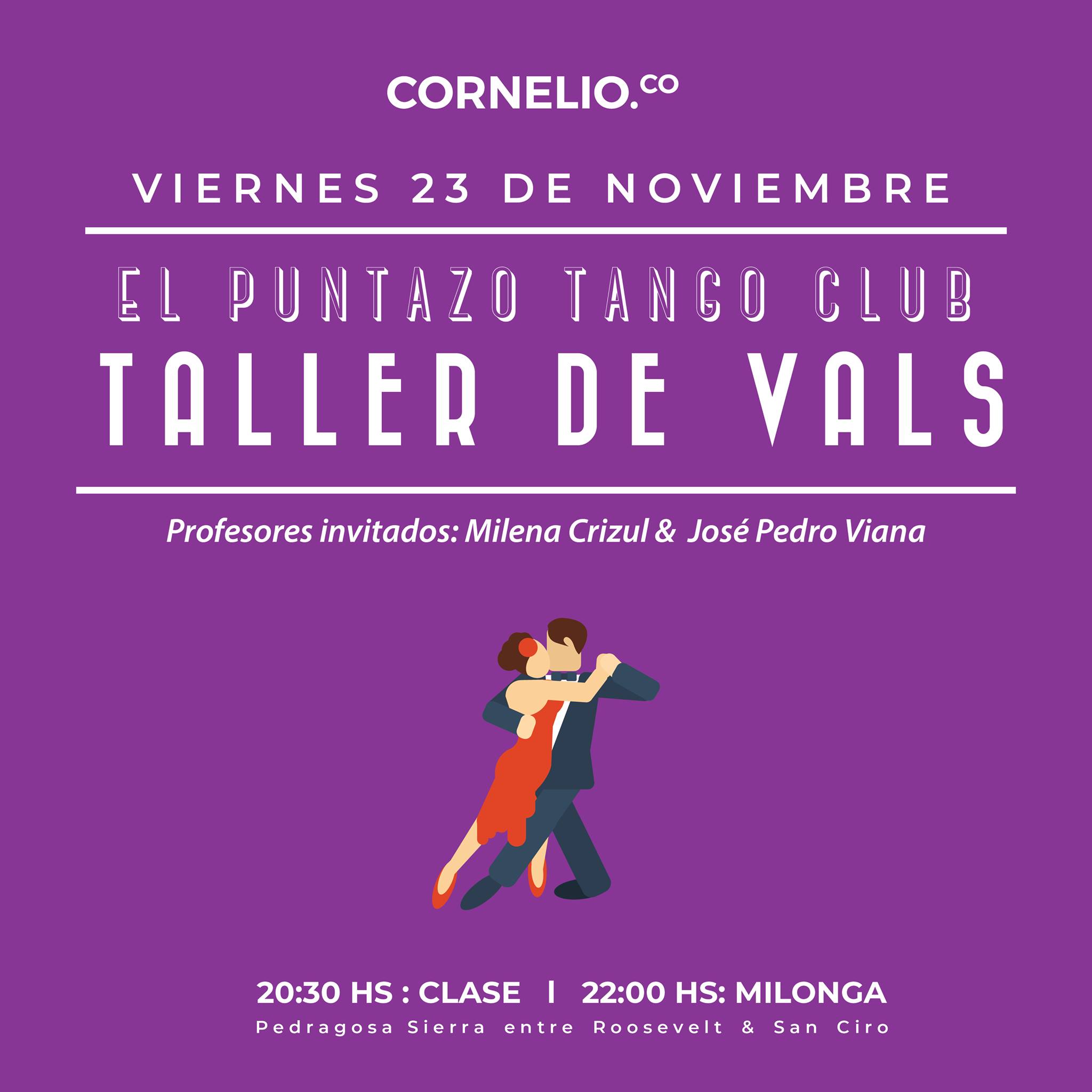 • Viernes: Taller de Vals en Cornelio •
