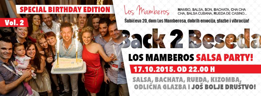 BACK 2 BESEDA VOL.2 - SPECIAL BIRTHDAY EDITION SALSA PARTY
