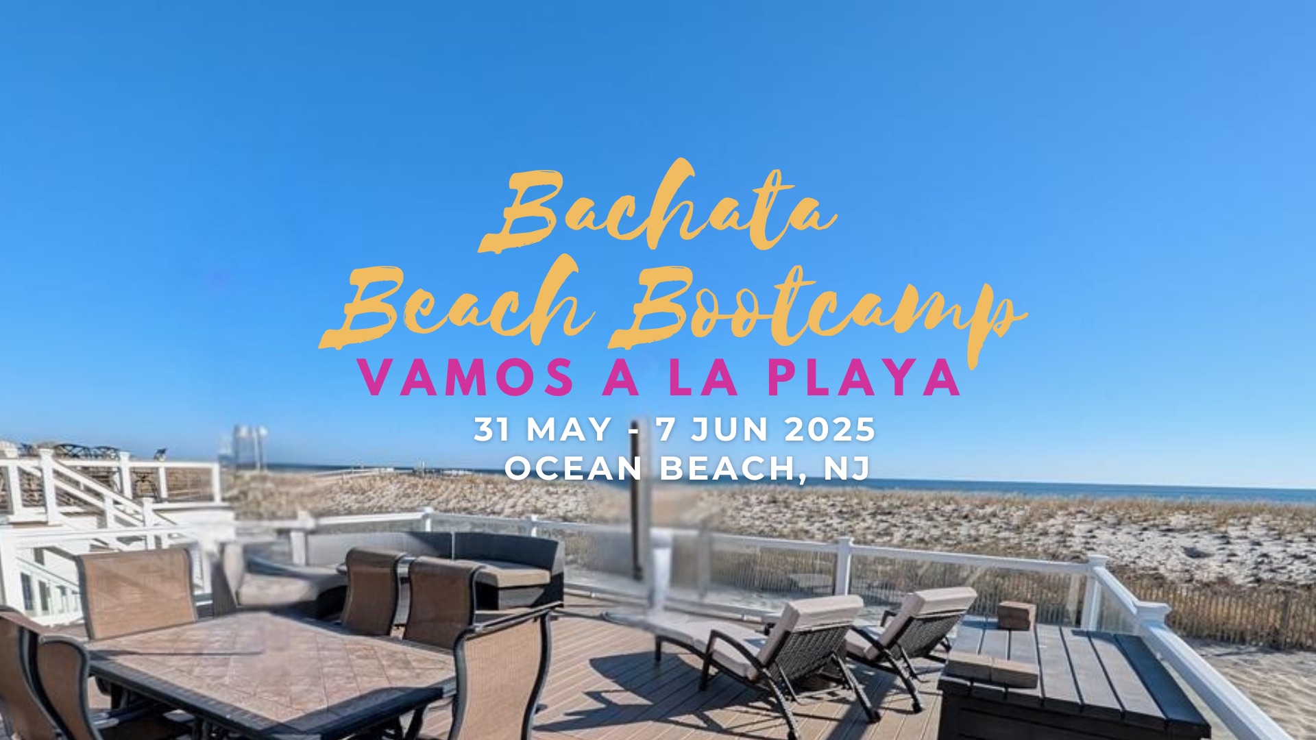 'Vamos a la playa' Bachata Beach Bootcamp