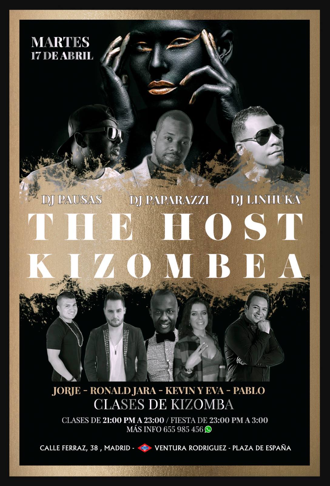 Martes 17 The Host Kizomba Martes