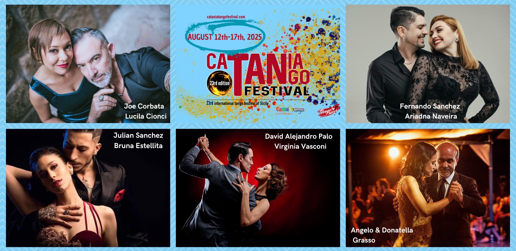 Catania Tango Festival 2025 - August 12-17, 2025 - A Perfect Tango Experience!
