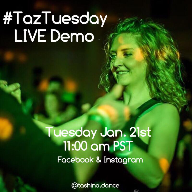Taz Tuesday Demo LIVE on FB & Instagram