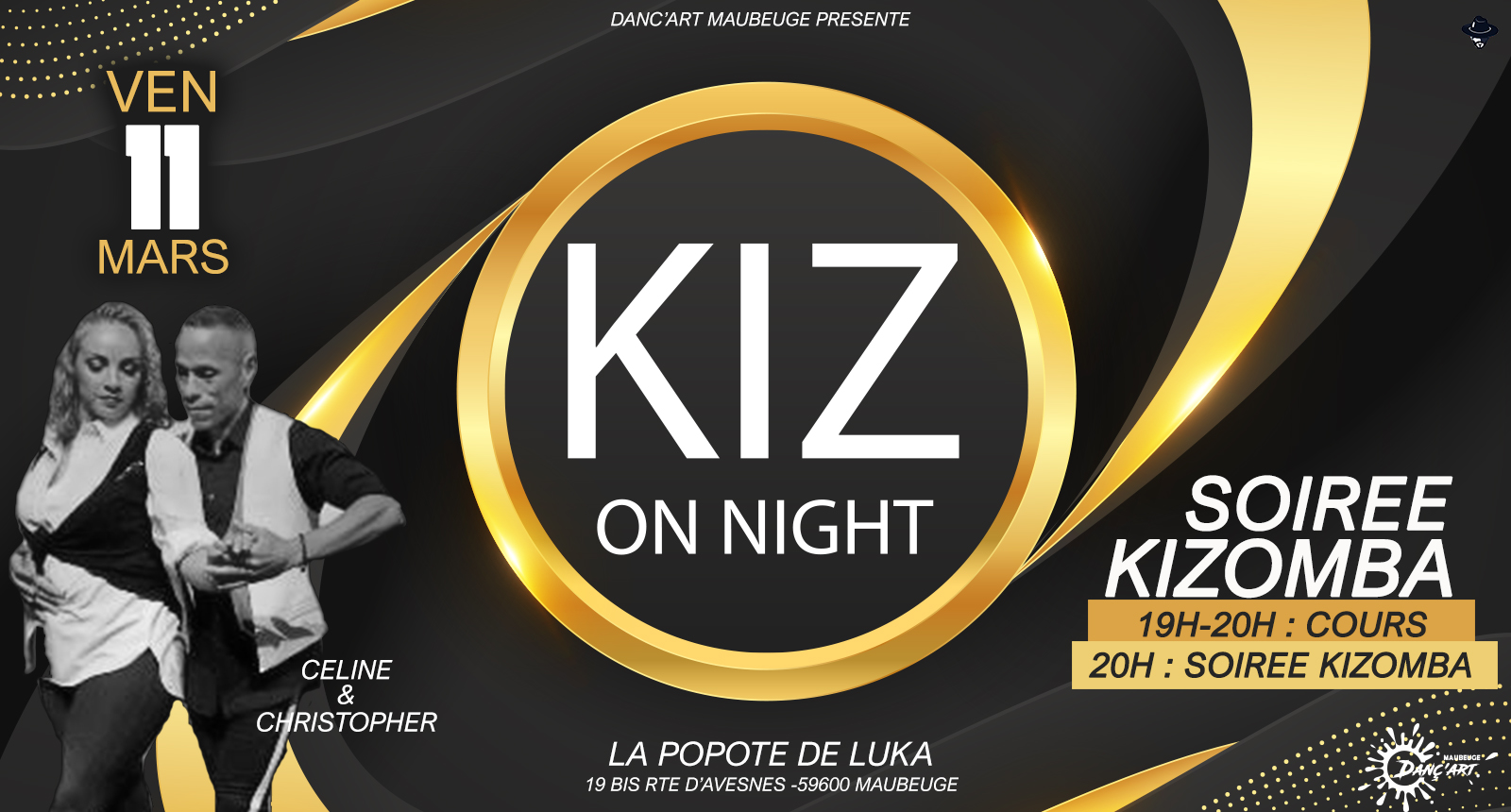 KIZ ON NIGHT - DANC'ART MAUBEUGE