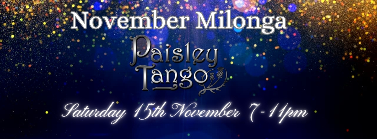 Paisley Tango October Milonga