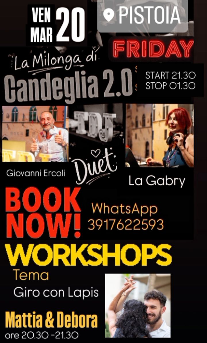 CANDEGLIA 2.0 DUET‼️tdj 🎧 La Gabry e Giovanni ⭐Workshop con Mattia e Debora