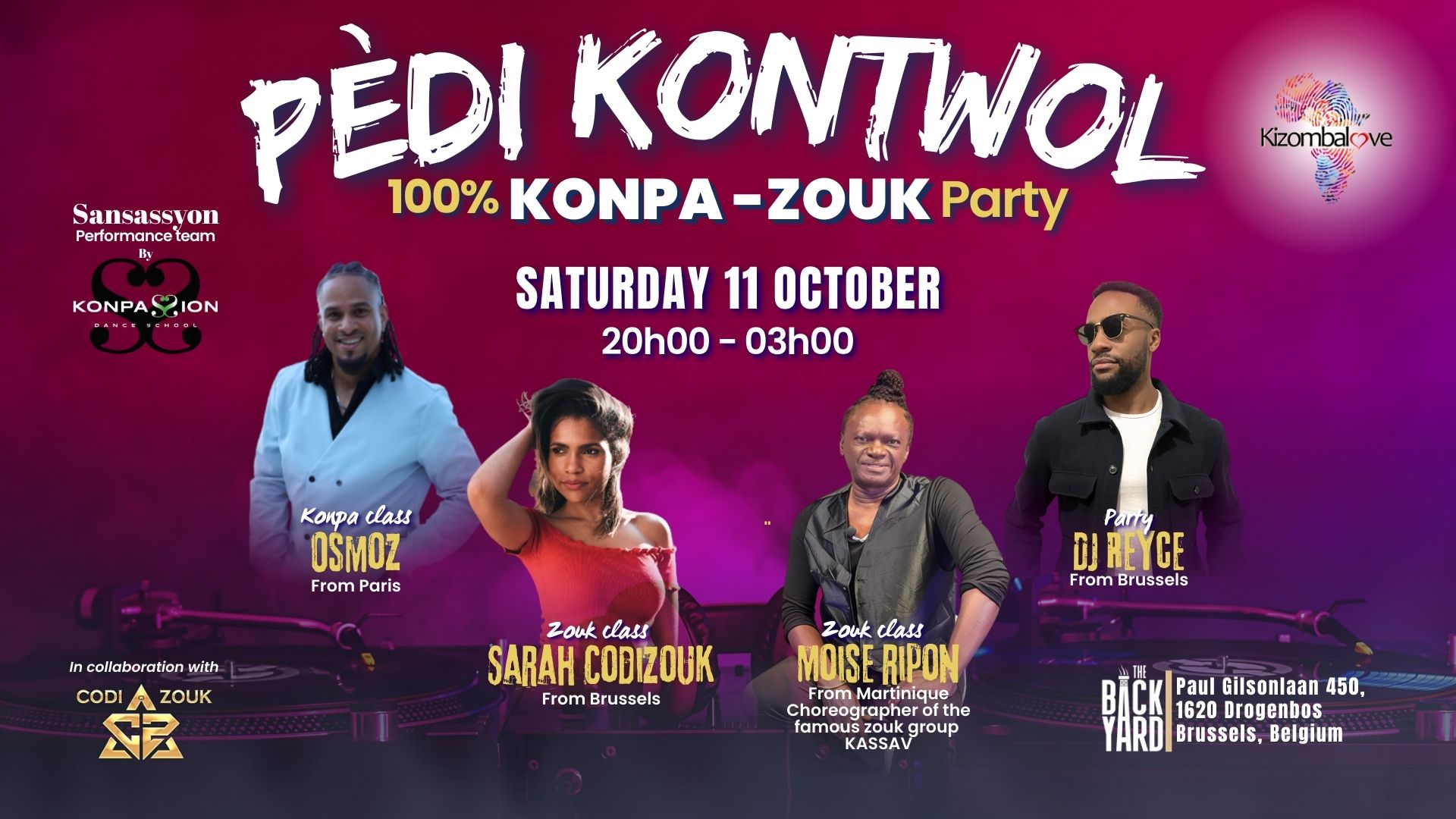 Pèdi kontwol - 100% Konpa - Zouk