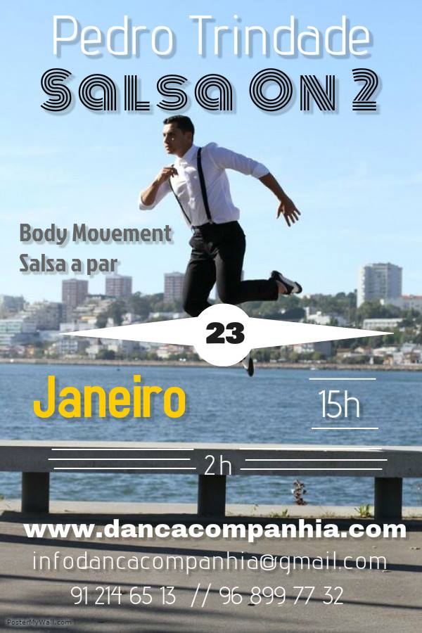 WORKSHOP DE SALSA ON 2 com PEDRO TRINDADE- 2ªed