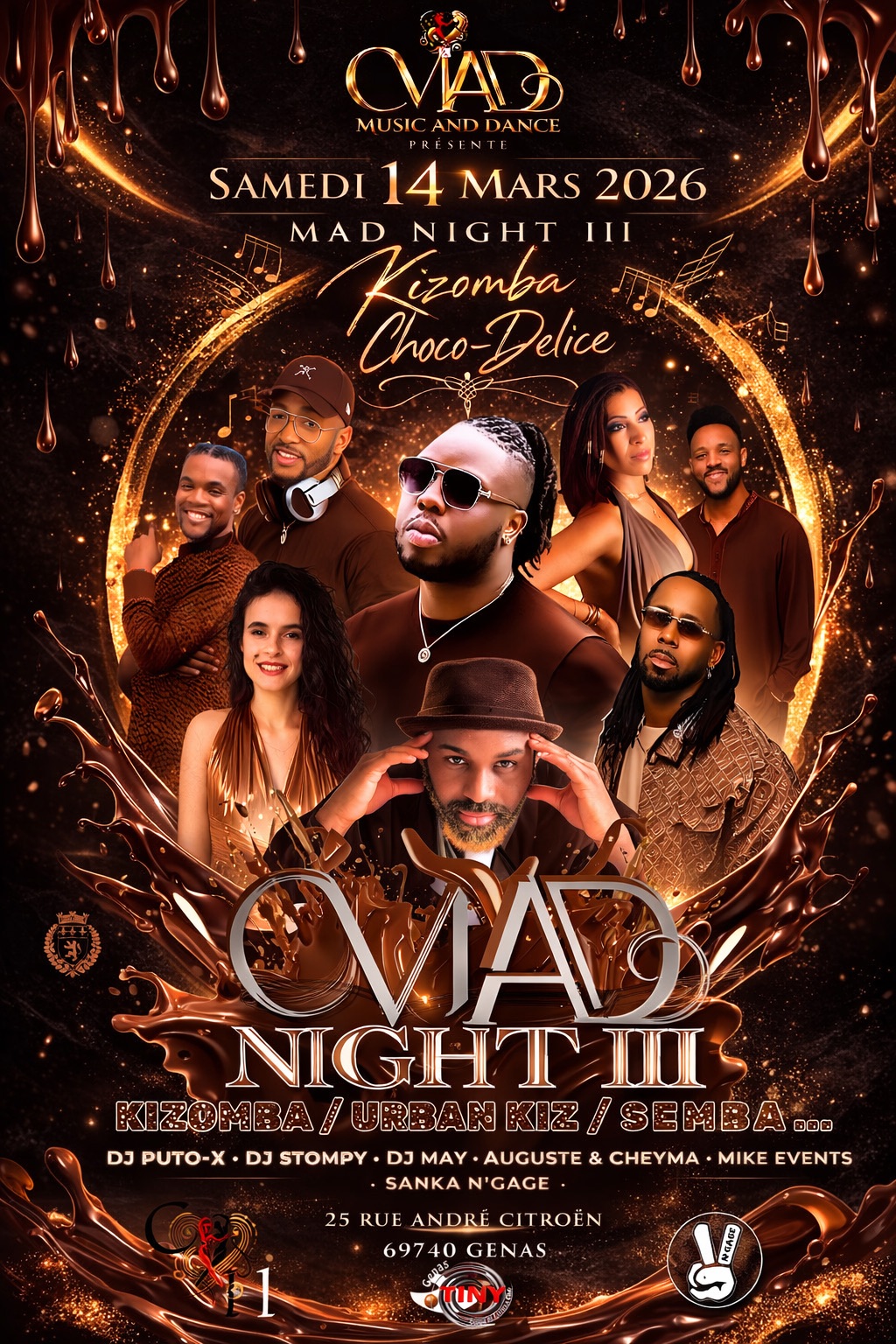 The M.A.D - NIGHT III KIZOMBA Choco-Délices