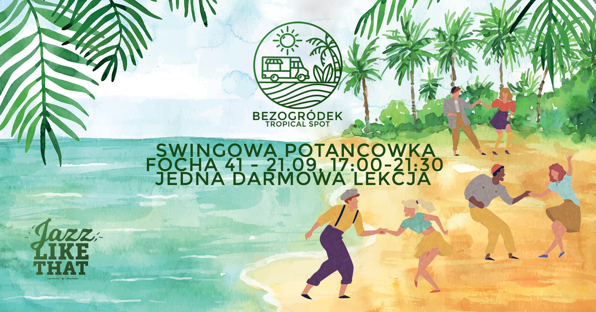 Swingi Bezogródek! - darmowa lekcja Lindy Hopa + potańcówka swingowa!