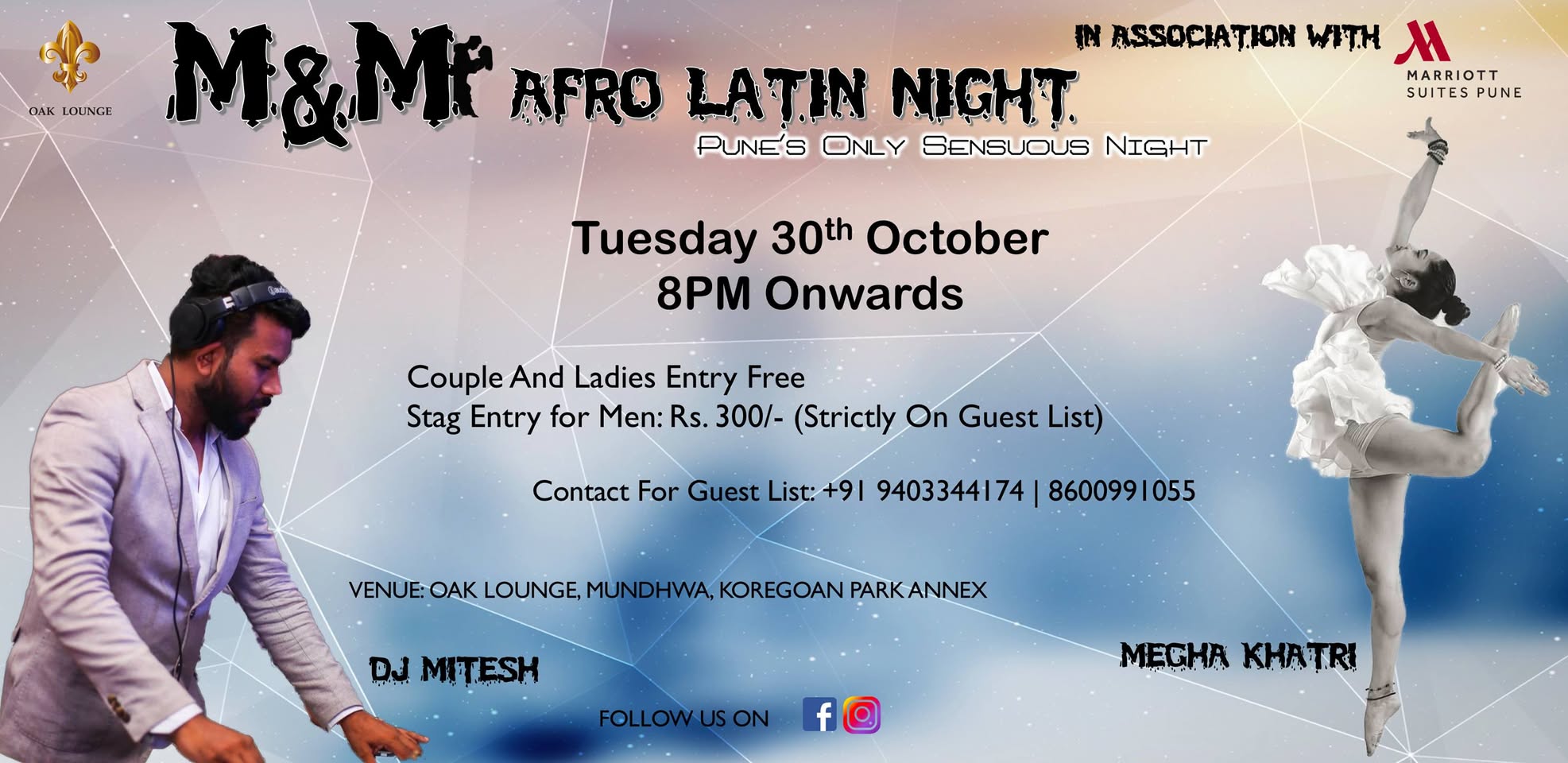 M&M Afro Latin Night - 30th Oct
