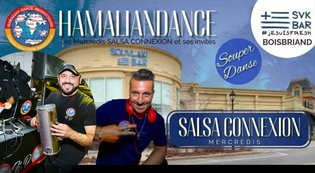 Les Mercredis SALSA CONNEXION AVEC HamalianDance Souvlaki bar boisbriand