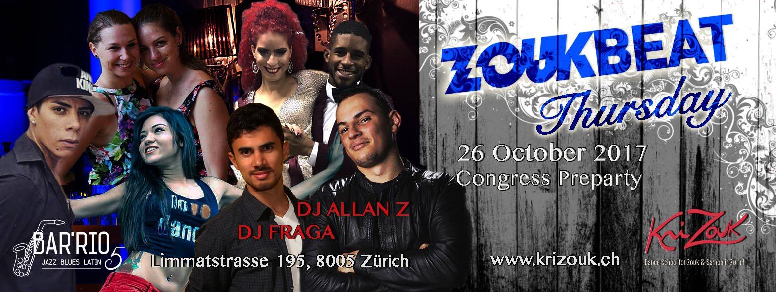 Zoukbeat - Congress Preparty Thursday