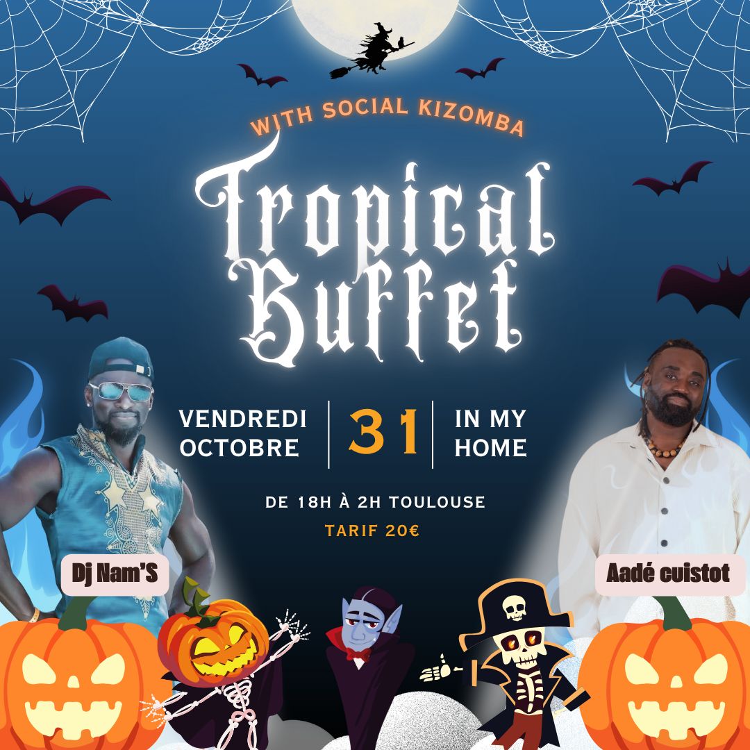 Tropical buffet & social kizomba édition halloween