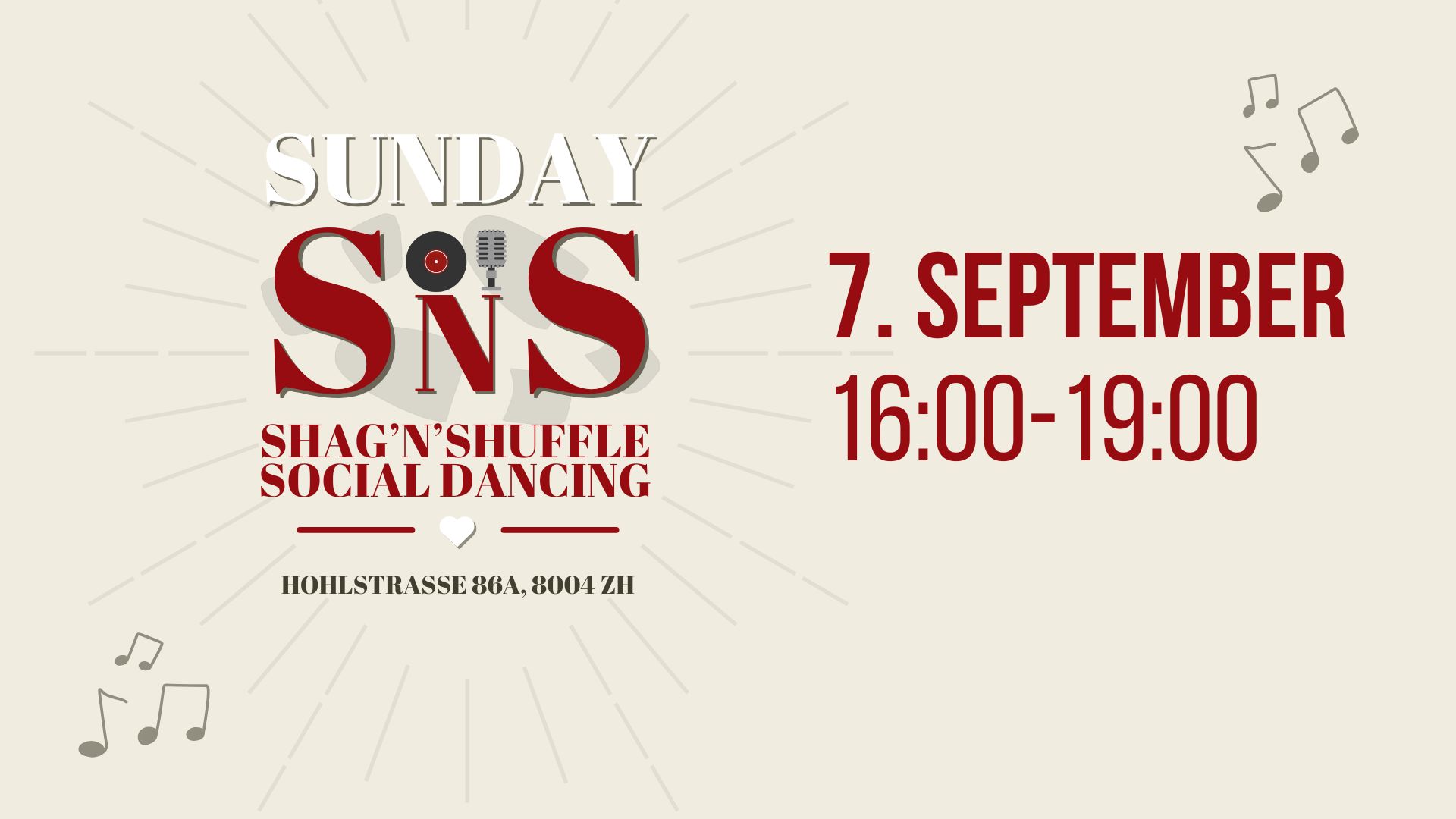 Sunday Shag'n'Shuffle - Saisonstart!