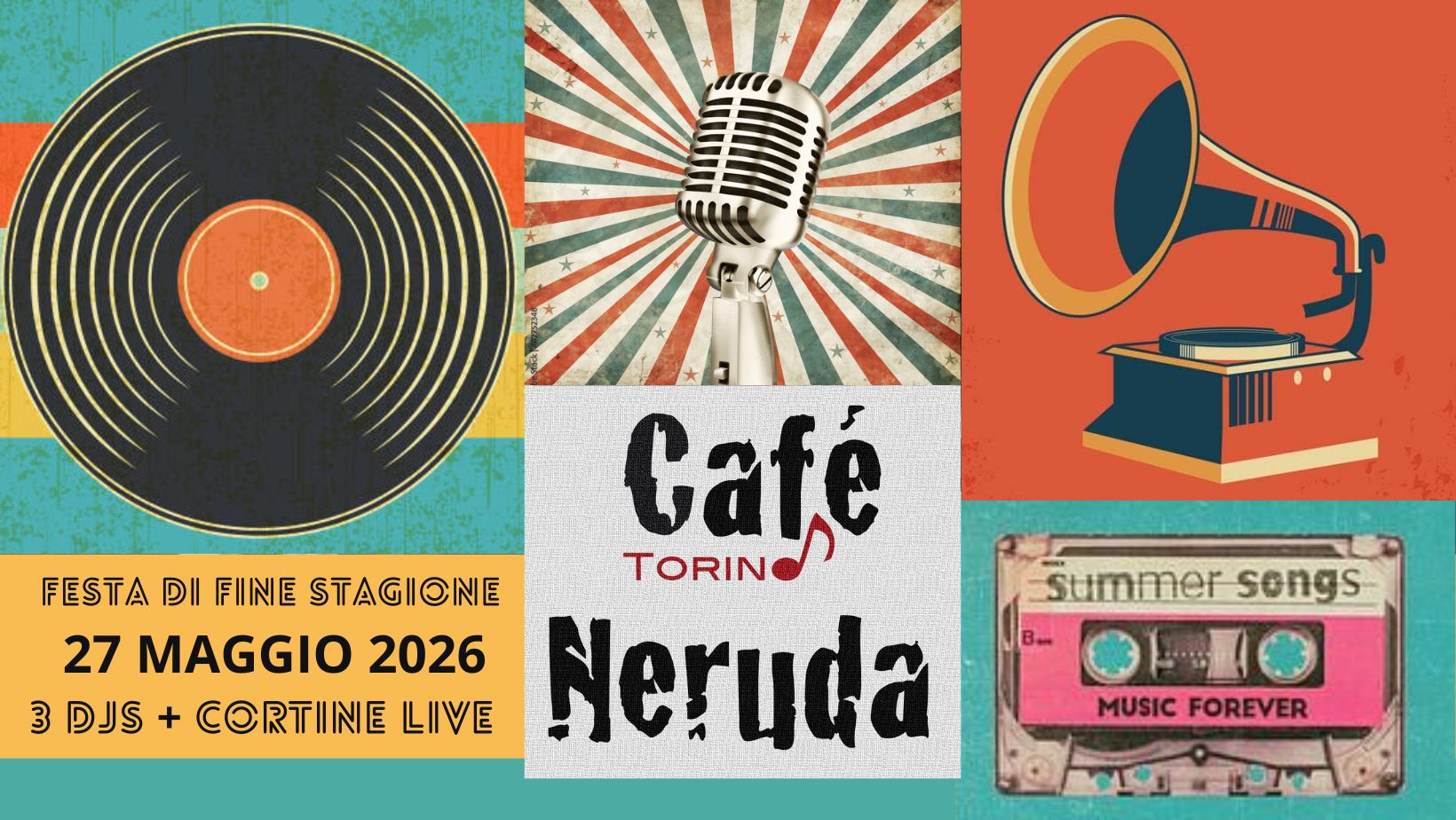 Cafè Neruda - festa di fine stagione con ospiti
