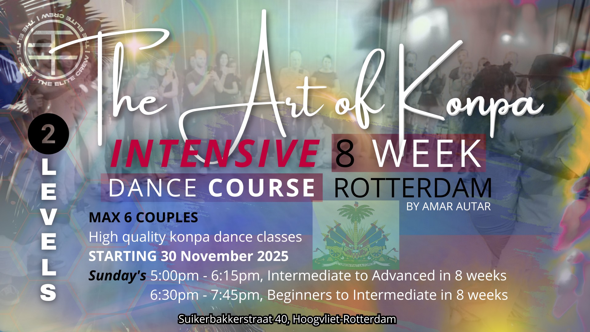 Intensive konpa dance course Rotterdam