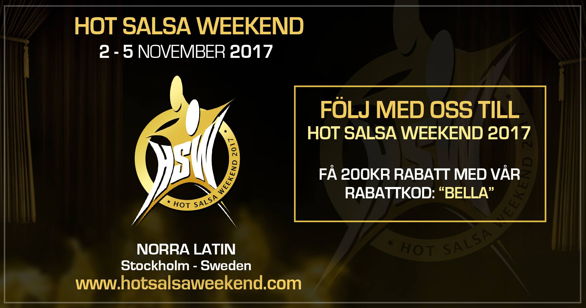 Följ med Team Marbella till Hot Salsa Weekend!