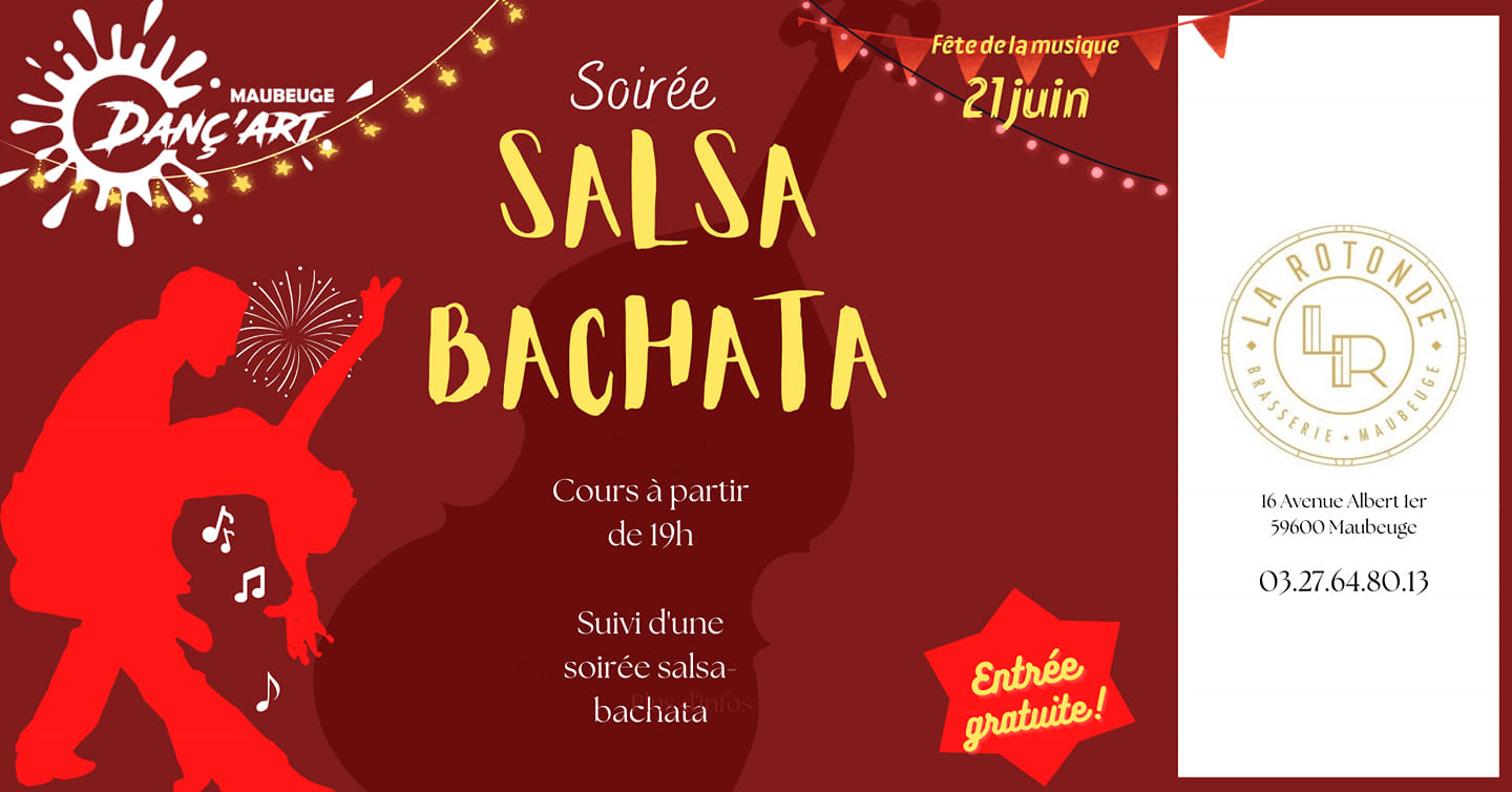 Soirée Salsa Bachata Fête de la Musique