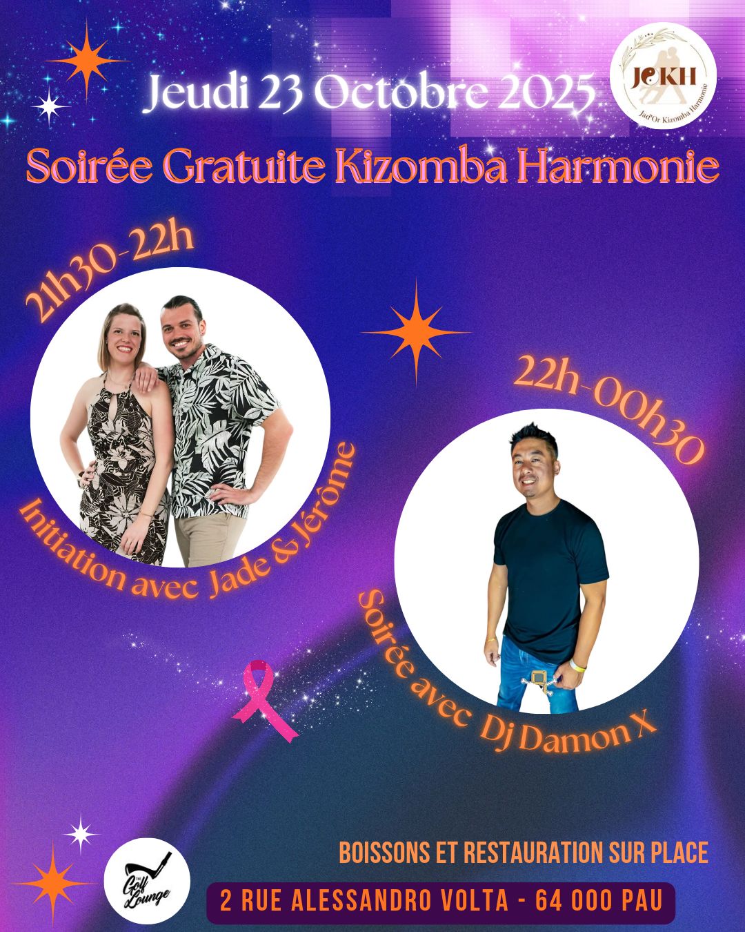 Soirée Gratuite Kizomba Harmonie Golf Lounge