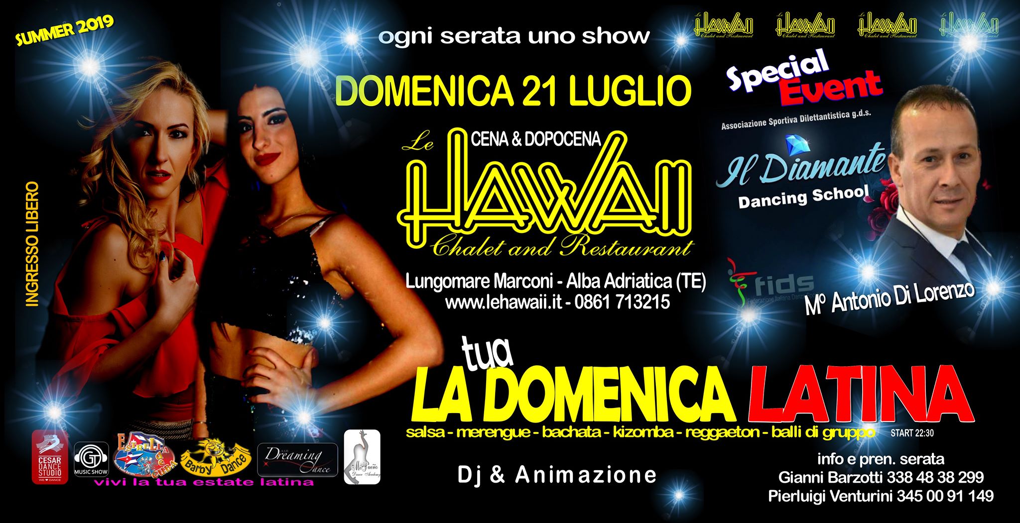 21 Luglio 19 - Le Hawaii - La tua Domenica Latina