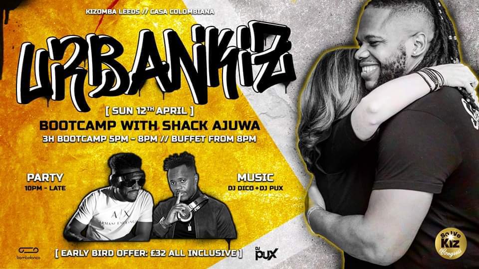 Kizomba Leeds #Bank_Holiday_Urbankiz_Bootcamp