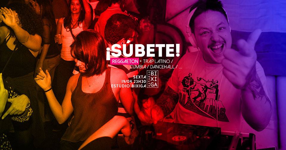 ¡Súbete! Reggaeton e muito mais no Estúdio Bixiga