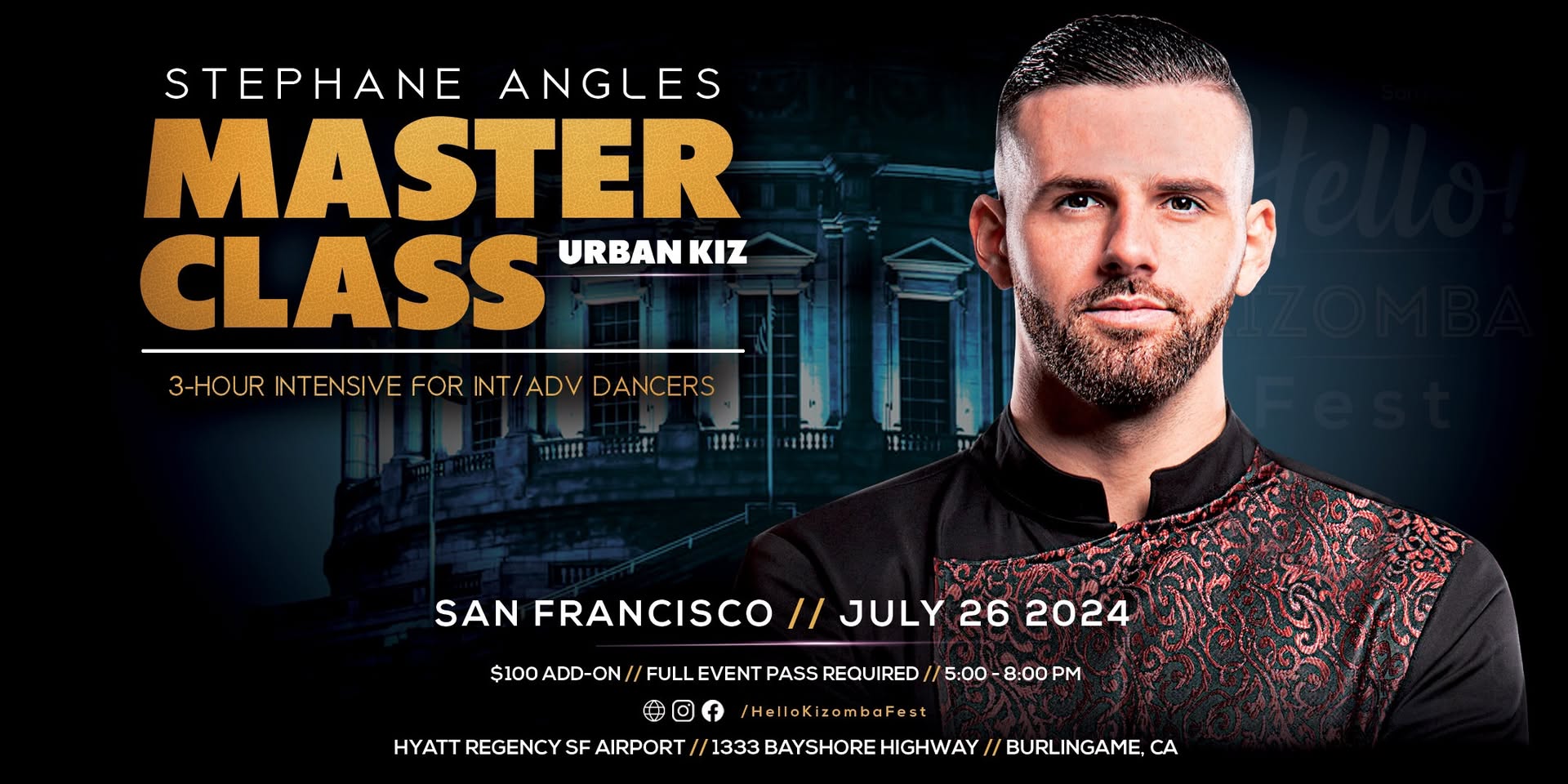 Stephane Angles Urban Kiz Master Class Intensive