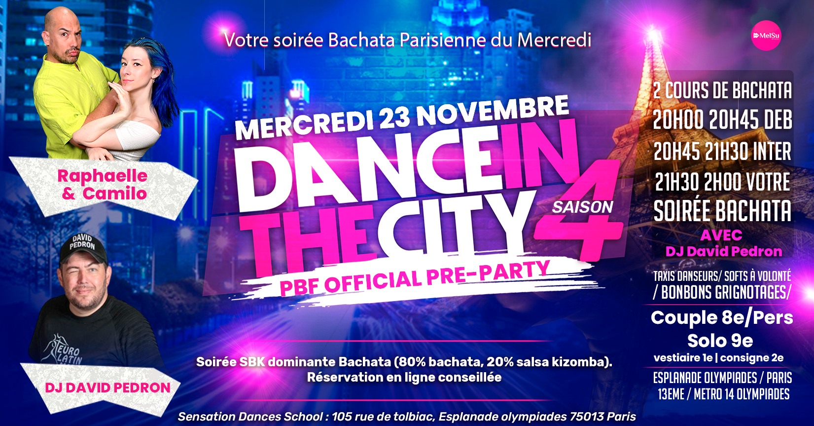 DITC - VOTRE SOIREE BACHATA PARISIENNE