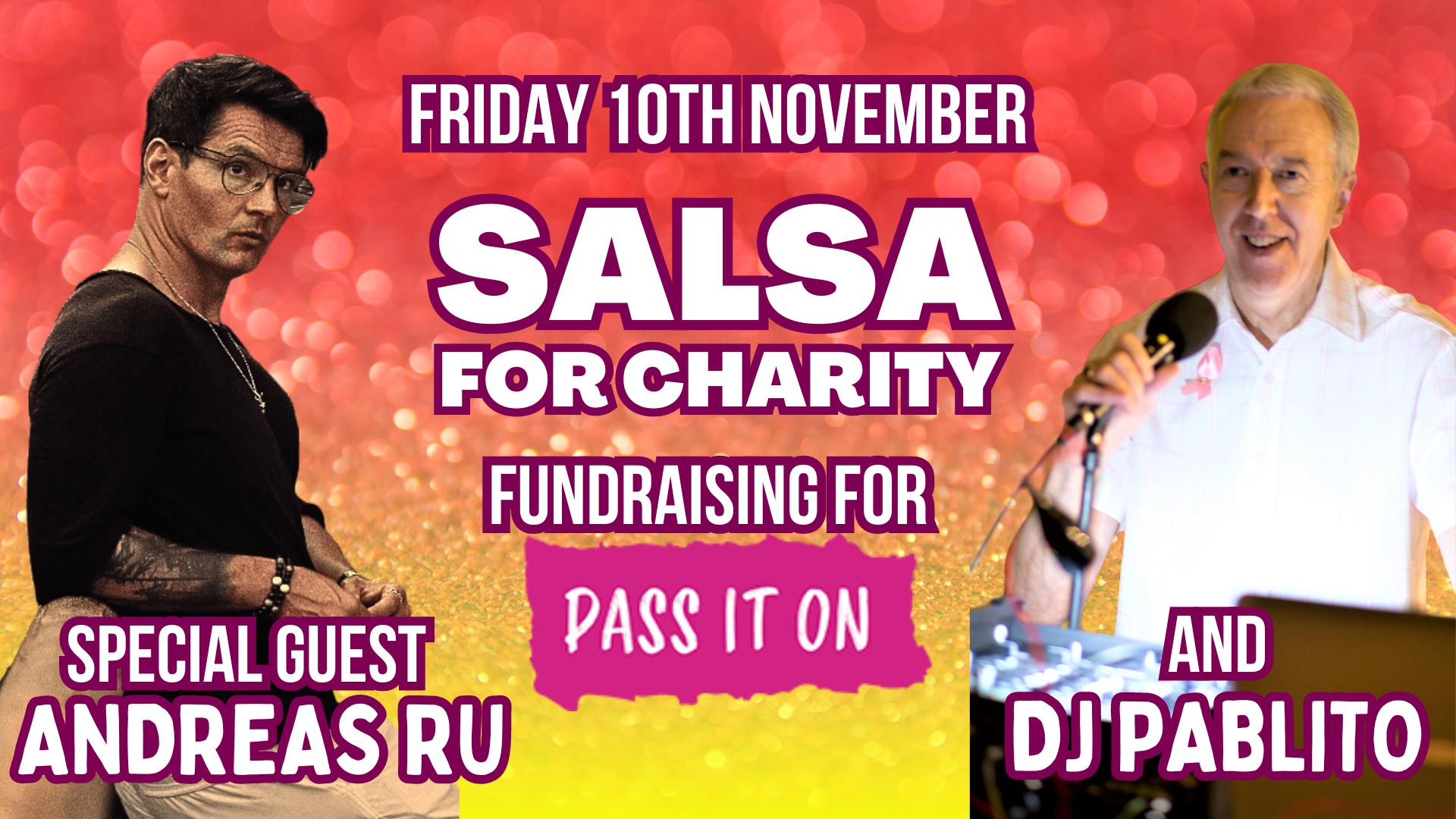 Salsa for Charity with the amazing Andreas Ru Salsa Rebel and DJ Pablito