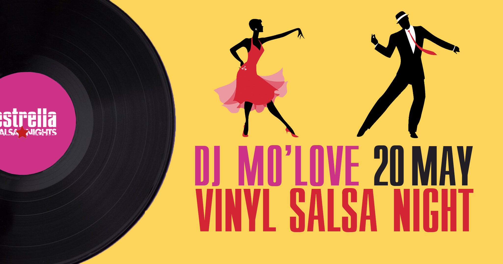 Vinyl Salsa Night DJ Mo'Love