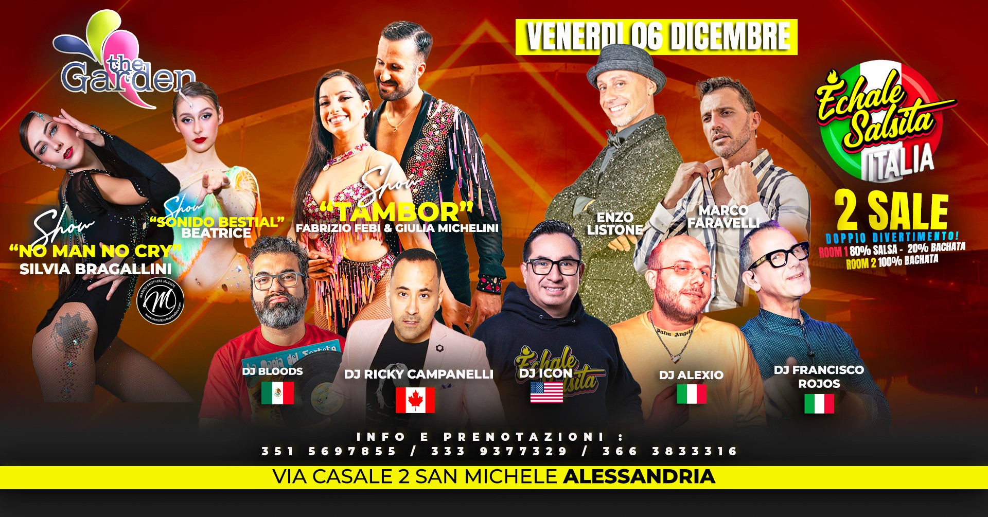 Venerdi 06 Dichembre Echale Salsita Italia